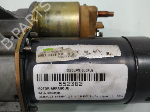 Starter RENAULT SCÉNIC I MPV (JA0/1_, FA0_) 1.9 dTi (JA1U) | BP30719173M8 