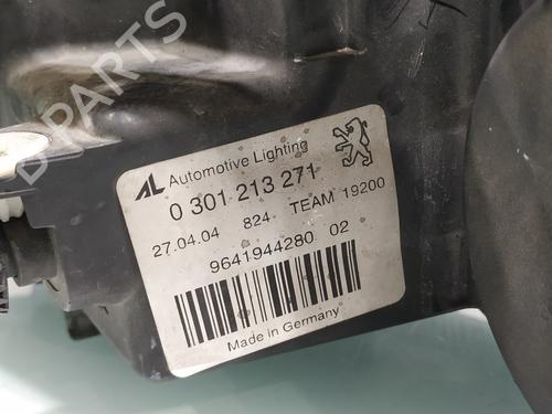 Left headlight PEUGEOT 407 (6D_) 2.0 HDi 135 (6DRHRH, 6DRHRE, 6DRHRG, 6DRHRJ) | BP31267615C28 