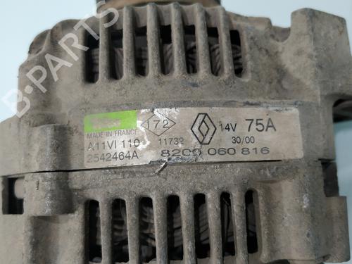 Alternator RENAULT CLIO I (B/C57_, 5/357_) 1.2 (B/C/S57A, B/C57S, 5/357F, 5/357J, 5/357L, 5/357R) | BP8088125M7 