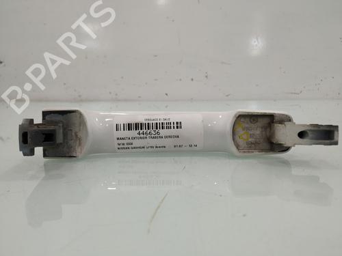 Rear right exterior door handle NISSAN QASHQAI I (J10, NJ10) 1.5 dCi | BP12848674C130 