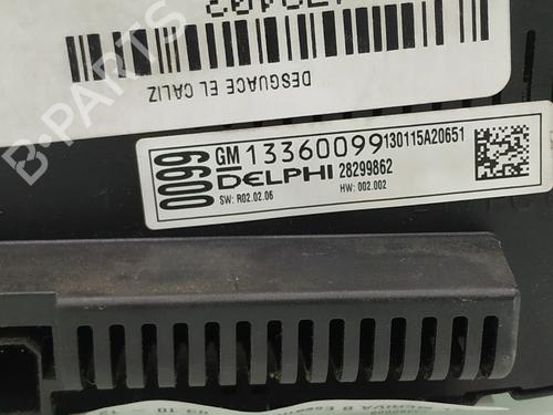 Climate control OPEL MERIVA B MPV (S10)  | BP17719728I5 