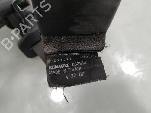 Rear center seatbelt RENAULT CLIO III (BR0/1, CR0/1) 1.5 dCi (C/BR0G, C/BR1G) | BP9077923I27 