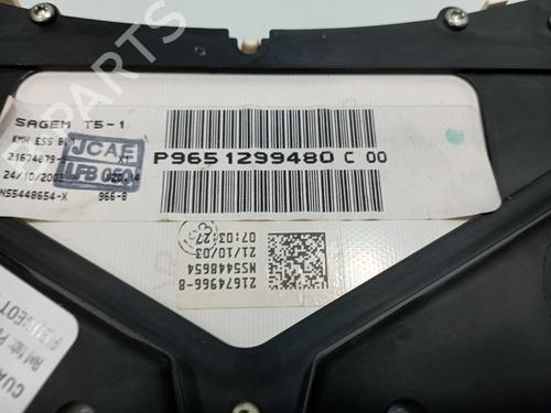 Instrument cluster PEUGEOT 307 (3A/C) 1.4 16V | BP15385627C47 