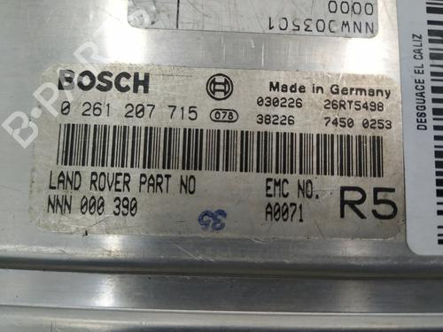 Engine control unit (ECU) LAND ROVER RANGE ROVER III (L322)  | BP18820966M57 