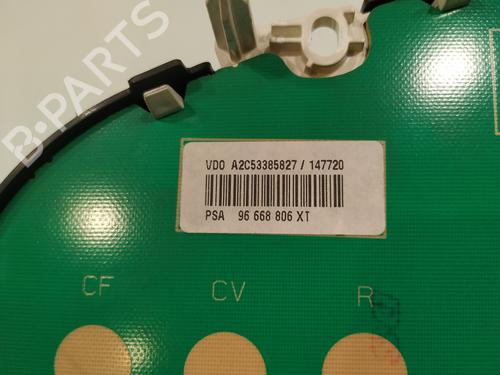 Instrument cluster CITROËN C3 II (SC_) 1.4 HDi 70 (SC8HZC, SC8HR0, SC8HP4) | BP30727293C47