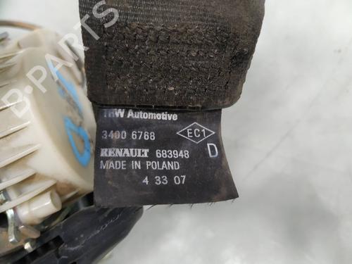Rear right seatbelt RENAULT CLIO III (BR0/1, CR0/1) 1.5 dCi (C/BR0G, C/BR1G) | BP9077924I28 