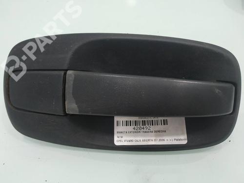 Used Rear right exterior door handle Rear right exterior door handle OPEL VIVARO A Van (X83) [2001-2015] 10717650 10717650