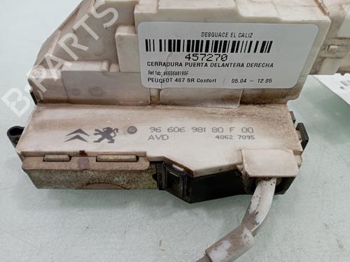 Front right lock PEUGEOT 407 (6D_) 1.6 HDi 110 (6D9HZC, 6D9HYC) | BP15824256C97 