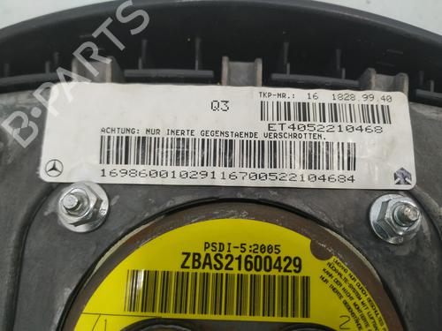 Driver airbag MERCEDES-BENZ A-CLASS (W169) A 180 CDI (169.007, 169.307) | BP8085461C9 