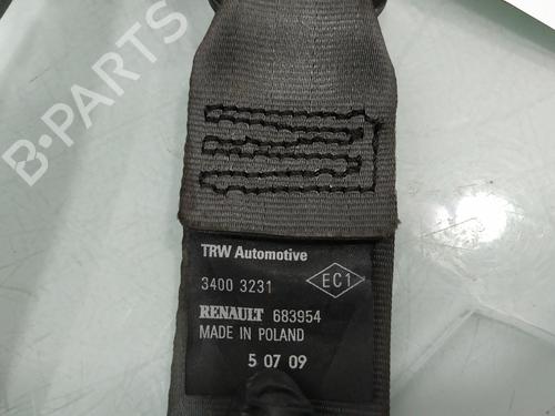 Rear left seatbelt RENAULT CLIO III (BR0/1, CR0/1) 1.5 dCi (C/BR0G, C/BR1G) | BP16379167I29 