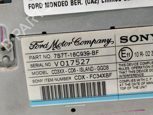 Radio FORD MONDEO IV (BA7)  | BP29451037E6 