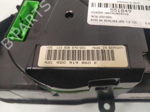 Instrument cluster AUDI A4 B5 (8D2) 1.9 TDI | BP30588982C47 