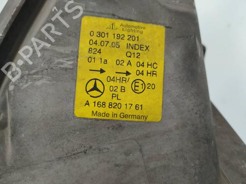 Left headlight MERCEDES-BENZ A-CLASS (W168) A 170 CDI (168.009, 168.109) | BP10725605C28 