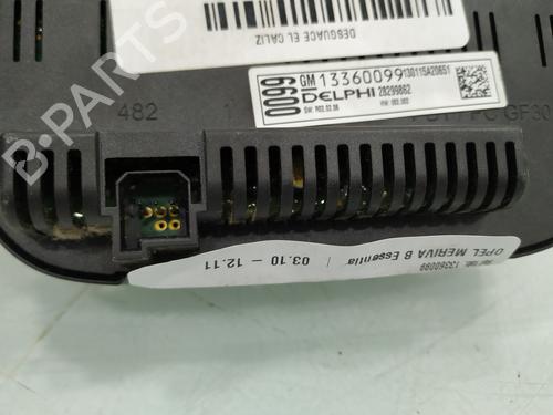 Climate control OPEL MERIVA B MPV (S10)  | BP17719728I5 