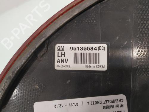Left taillight CHEVROLET CRUZE (J300) 1.6 | BP28097398C34 