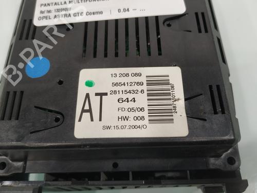 Display monitor OPEL ASTRA H GTC (A04) 1.6 (L08) | BP27222847C48 
