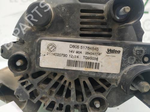 Alternator FIAT PUNTO EVO (199_) 1.3 D Multijet (199AXC1A, 199BXC1A, 199AXT1A, 199BXT1A) | BP8096824M7 