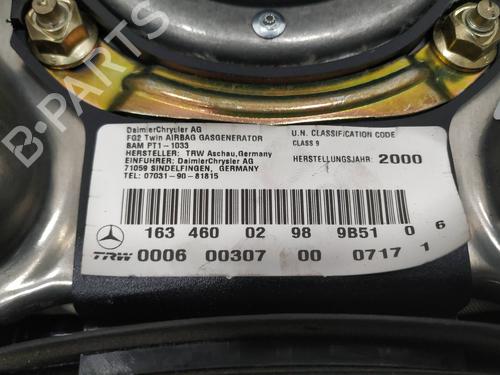 Driver airbag MERCEDES-BENZ M-CLASS (W163) ML 270 CDI (163.113) | BP9675729C9 