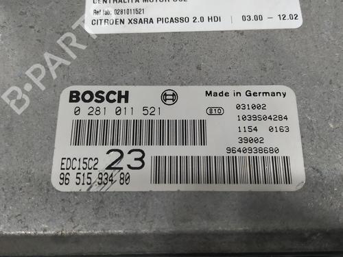 Engine control unit (ECU) CITROËN XSARA PICASSO (N68) 2.0 HDi | BP24125416M57 