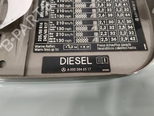 Fuel flap MERCEDES-BENZ E-CLASS (W211)  | BP25867872C131