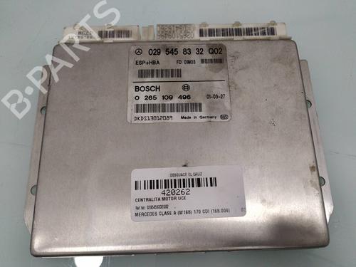 Used Engine control unit (ECU) MERCEDES-BENZ A-CLASS (W168) A 170 CDI (168.009, 168.109) (95 hp) 10718879