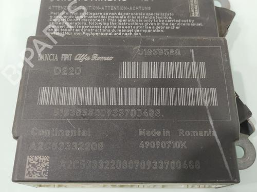 ECU airbags FIAT PUNTO EVO (199_) 1.4 16V | BP30043633M53 