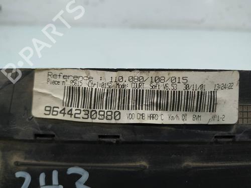 Instrument cluster PEUGEOT 406 (8B) 2.0 HDI 90 | BP12432793C47 