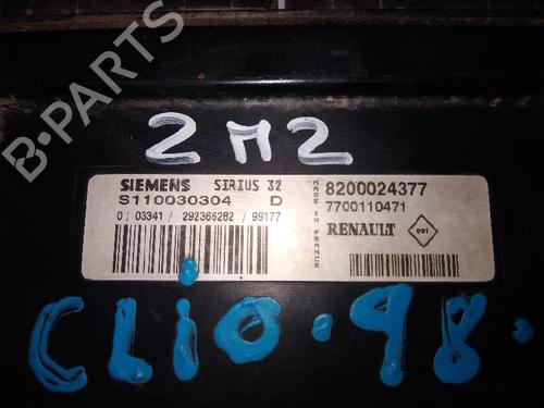 Engine control unit (ECU) RENAULT CLIO II (BB_, CB_) 1.2 16V (BB05, BB0W, BB11, BB27, BB2T, BB2U, BB2V, CB05,... | BP8086256M57