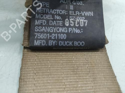 Rear left seatbelt SSANGYONG RODIUS I 2.7 Xdi | BP17916750I29 