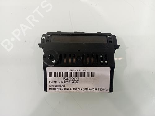 Used Display monitor MERCEDES-BENZ CLK (C209) [2002-2010]  29710698