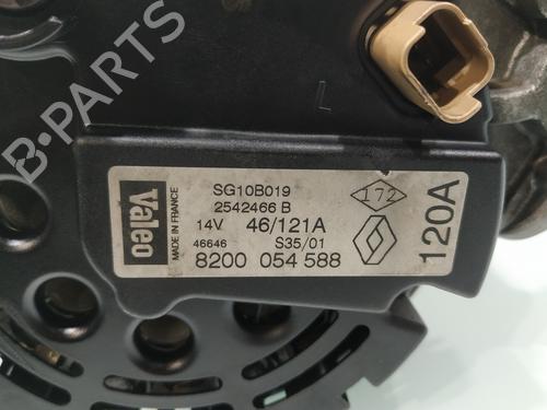 Alternator RENAULT SCÉNIC I MPV (JA0/1_, FA0_) 1.9 dTi (JA1U) | BP30857887M7 
