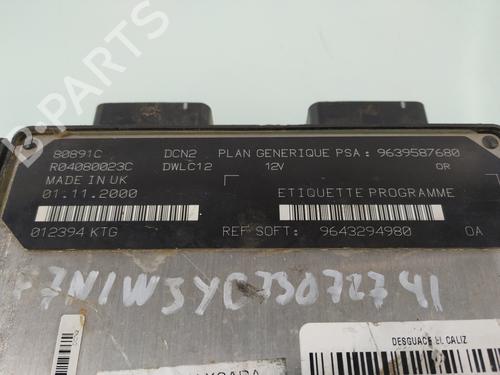 Engine control unit (ECU) CITROËN XSARA Break (N2) 1.9 D | BP8086024M57