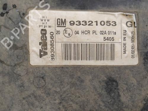 Højre forlygte OPEL MERIVA A MPV (X03) 1.7 DTI (E75) | BP9760449C29 