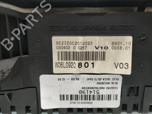 Instrument cluster SEAT IBIZA III (6L1)  | BP24817571C47 