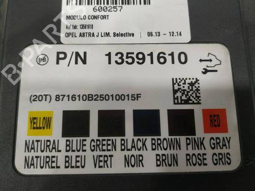 Electronic module OPEL ASTRA J (P10) | BP38781529M83 - Image 2