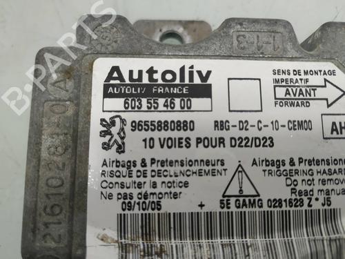 ECU airbags PEUGEOT 407 (6D_) 1.6 HDi 110 (6D9HZC, 6D9HYC) | BP9584621M53 