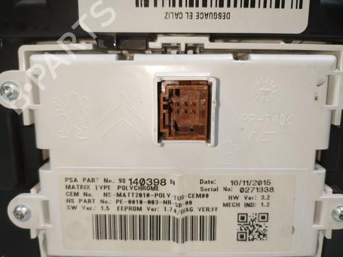 Instrument cluster PEUGEOT 508 I (8D_) | BP30601662C47