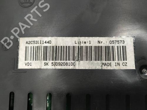 Kombinert Instrument SKODA FABIA II (542)  | BP8094409C47 