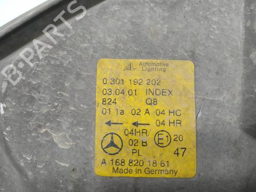 Right headlight MERCEDES-BENZ A-CLASS (W168) A 170 CDI (168.009, 168.109) | BP10725604C29 