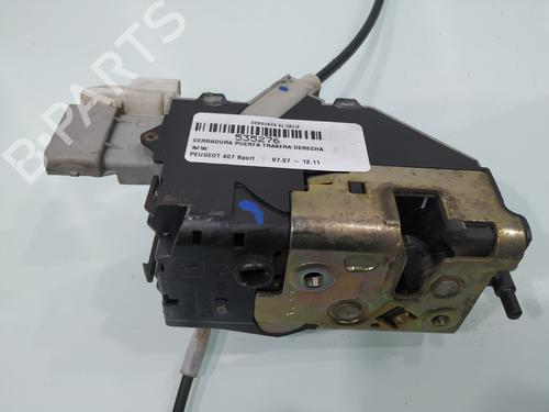 Rear right lock PEUGEOT 407 (6D_) 2.0 HDi 135 (6DRHRH, 6DRHRE, 6DRHRG, 6DRHRJ) | BP27731101C99 