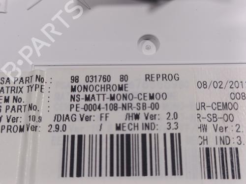 Instrument cluster DS DS 5 (KF_) | BP33694146C47 - Image 3