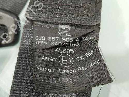 Rear left seatbelt SEAT IBIZA IV (6J5, 6P1)  | BP31611282I29 