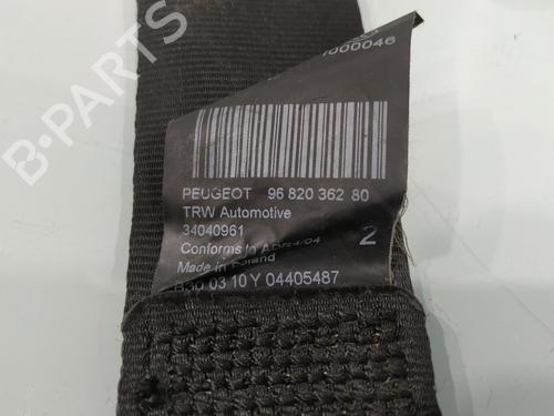 Rear left seatbelt PEUGEOT 3008 I MPV (0U_) 1.6 HDi | BP31646167I29 