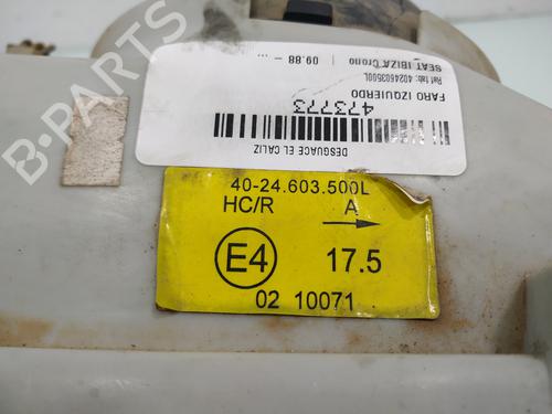 Left headlight SEAT IBIZA I (21A) 1.2 | BP17857131C28 