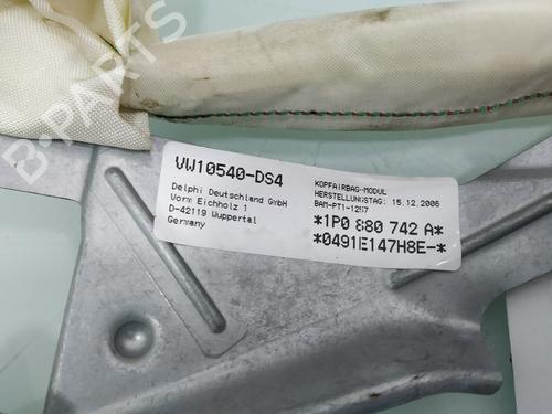 Right curtain airbag SEAT LEON (1P1) 1.9 TDI | BP16297717C12 