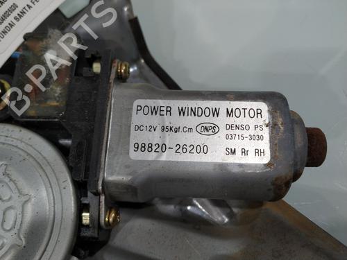 Rear right window mechanism HYUNDAI SANTA FÉ I (SM) 2.0 CRDi | BP26282410C25 