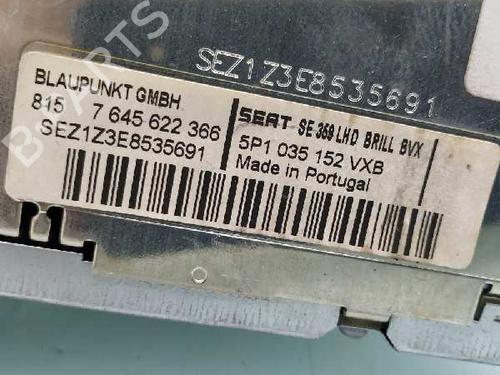 Radio SEAT TOLEDO III (5P2)  | BP8091643E6 