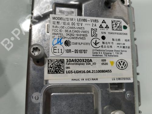 Kombiinstrument VW ID.3 (E11, E12) Pro | BP29714837C47 
