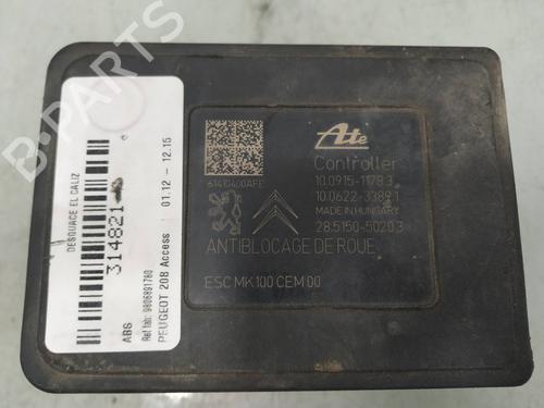 ABS pump PEUGEOT 208 I (CA_, CC_) 1.4 HDi | BP8098705M43 