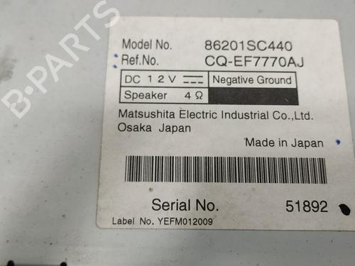 Radio SUBARU FORESTER (SH_)  | BP21217512E6 